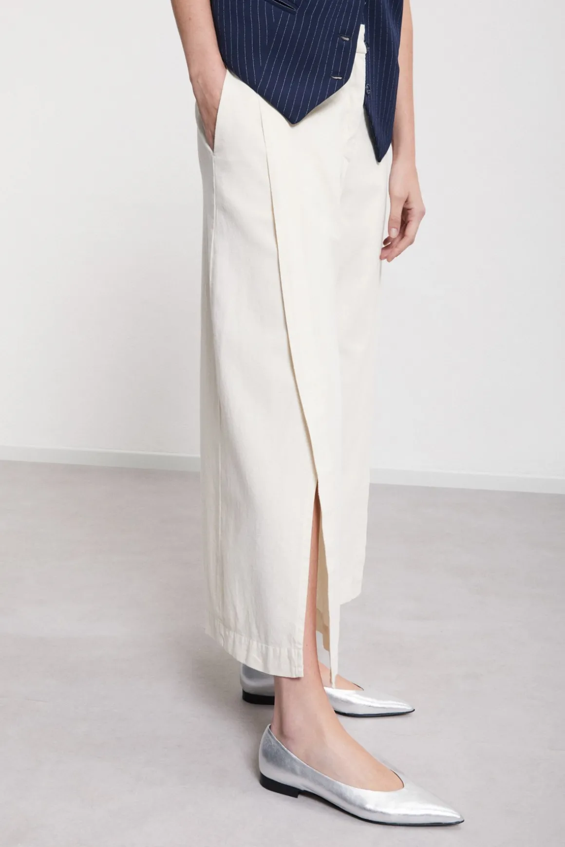 Pantalon culotte en coton