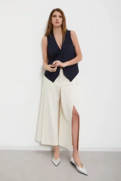 Pantalon culotte en coton
