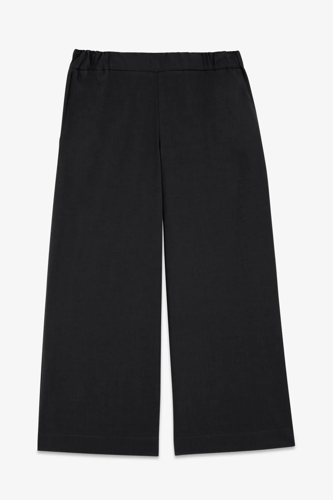 Pantalon culotte en popeline