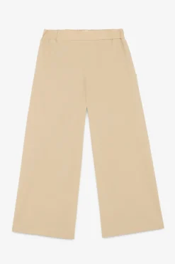 Pantalon culotte en popeline
