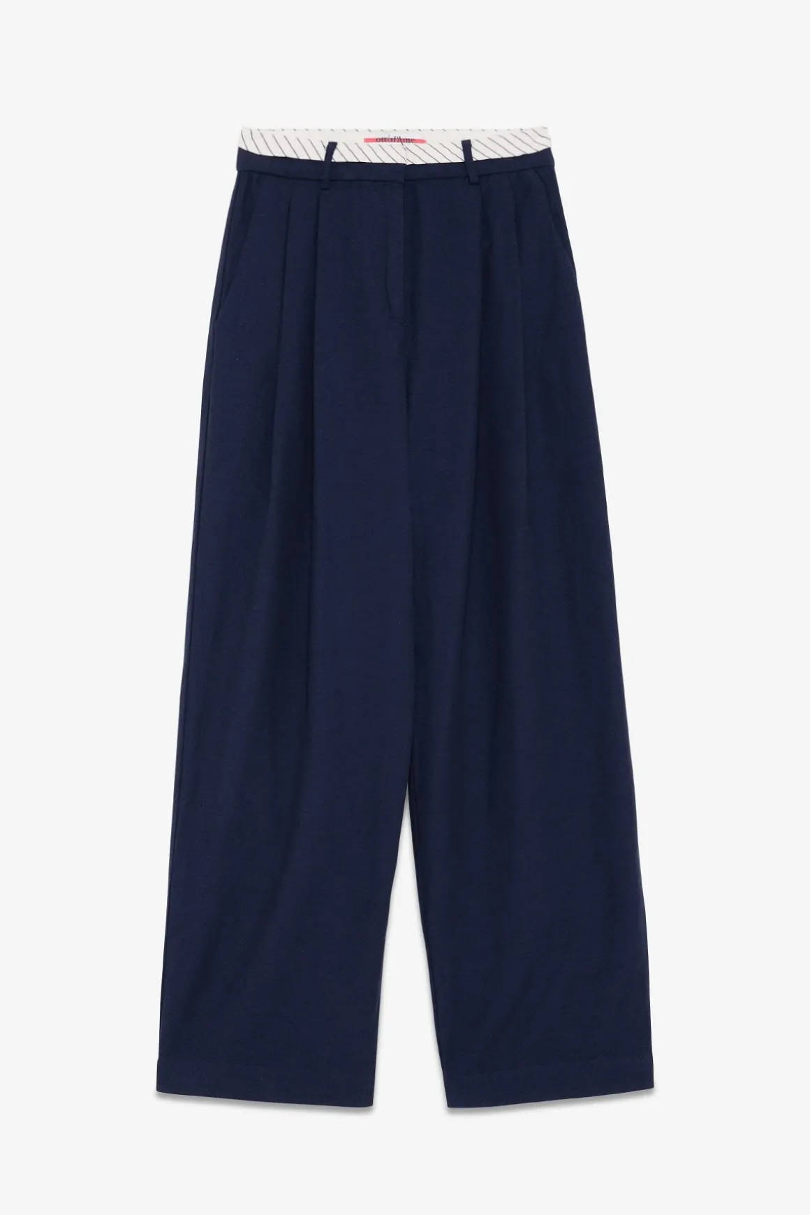 Pantalon en lin double tissu