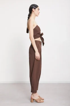 Pantalon en popeline