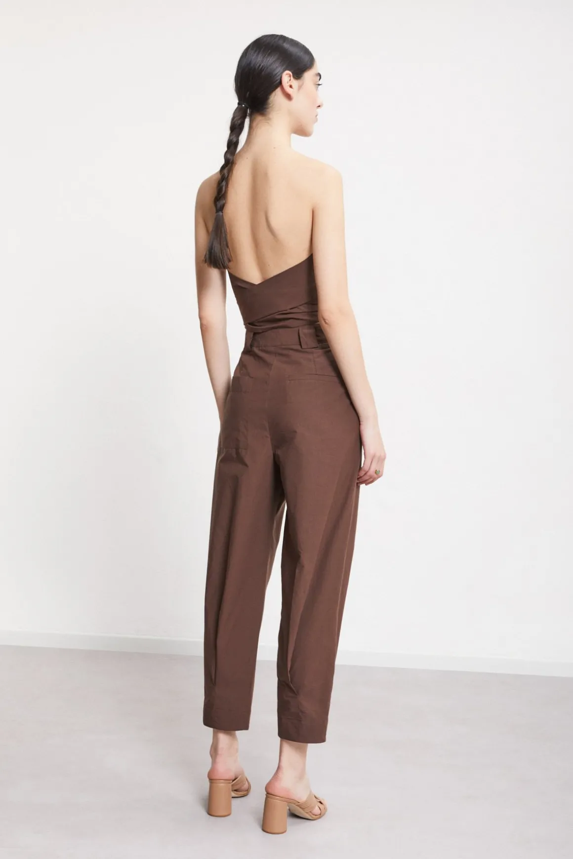 Pantalon en popeline