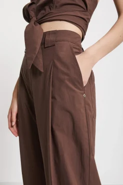 Pantalon en popeline