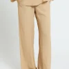 Pantalon en soie mélangée