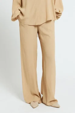 Pantalon en soie mélangée