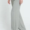 Pantalon en soie mélangée