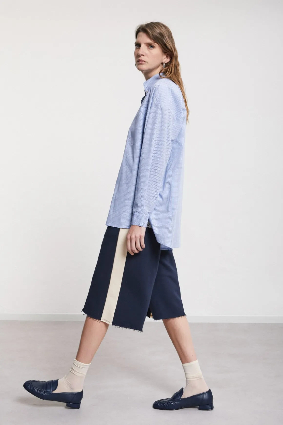 Pantalon jogger cropped en coton
