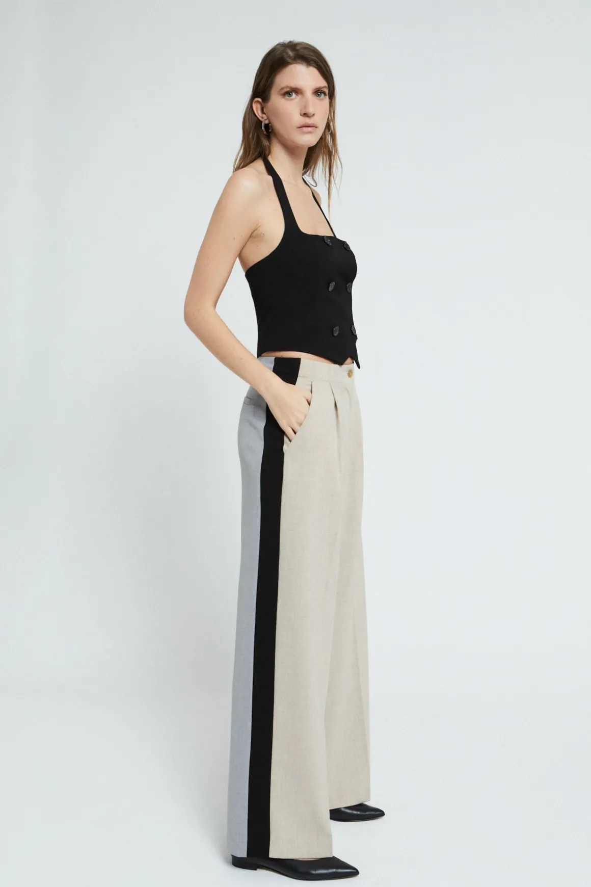 Pantalon large