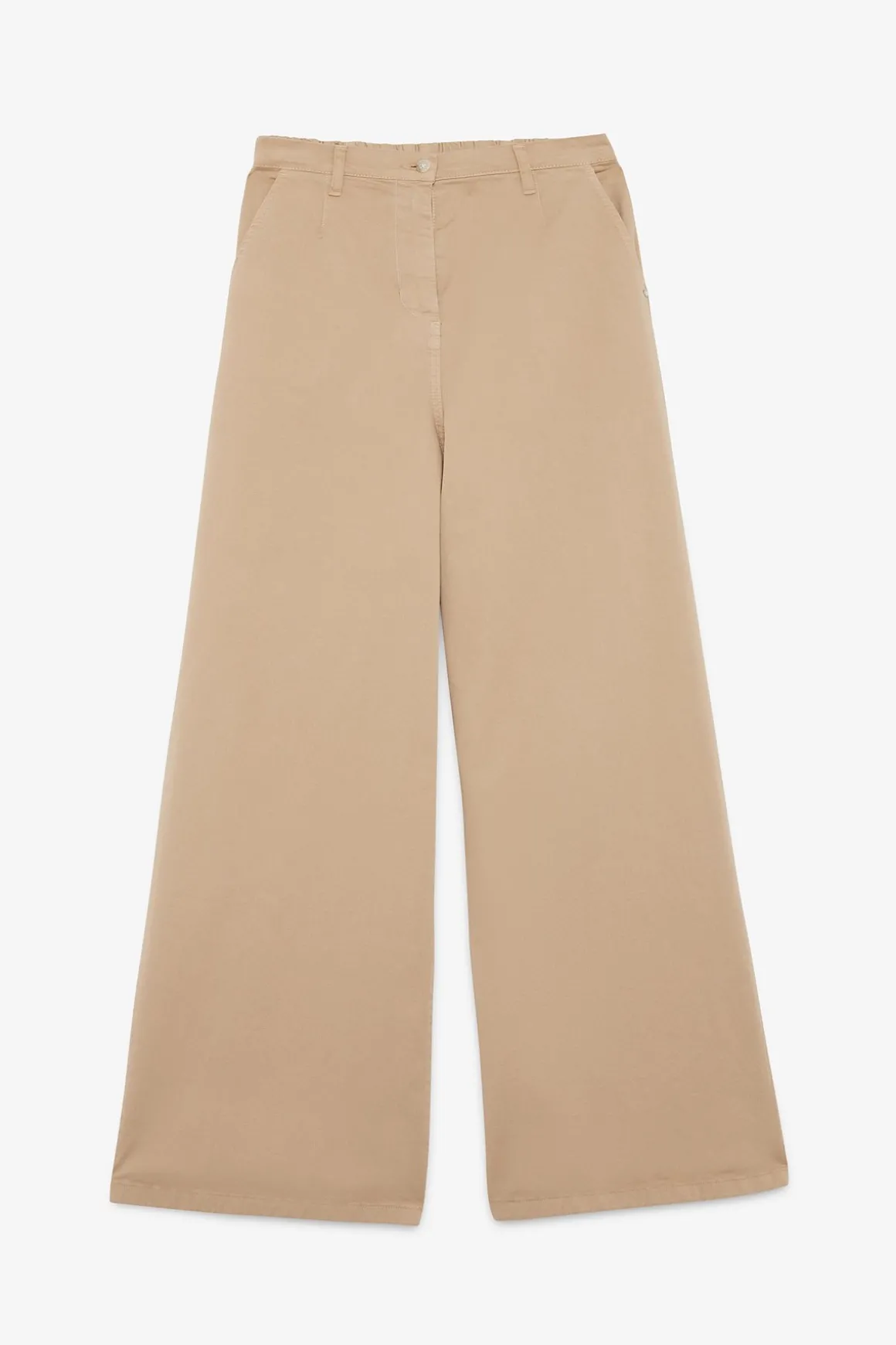 Pantalon large en coton
