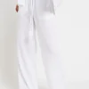 Pantalon large en lin
