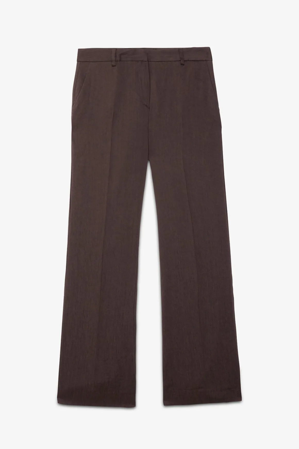 Pantalon large en lin