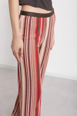 Pantalon large en maille