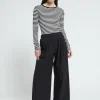 Pantalon large en popeline