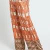 Pantalon large en viscose