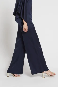 Pantalon large en viscose