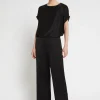 Pantalon large en viscose