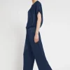 Pantalon large en viscose