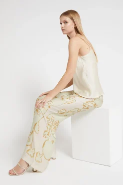 Pantalon large en viscose