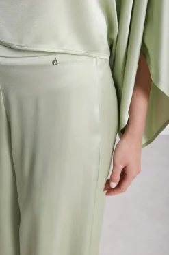 Pantalon large en viscose