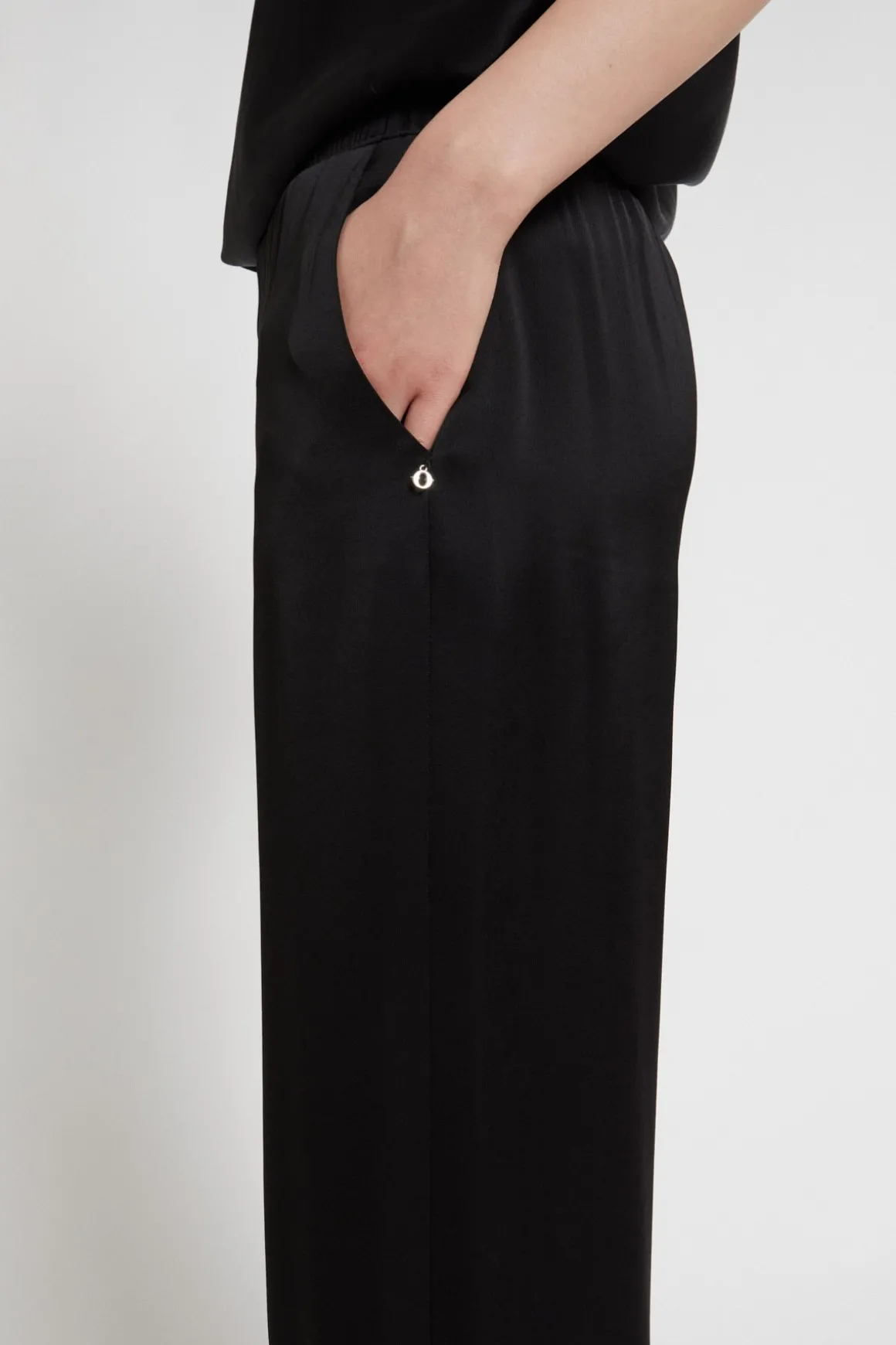 Pantalon large en viscose