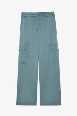 Pantalon large en viscose