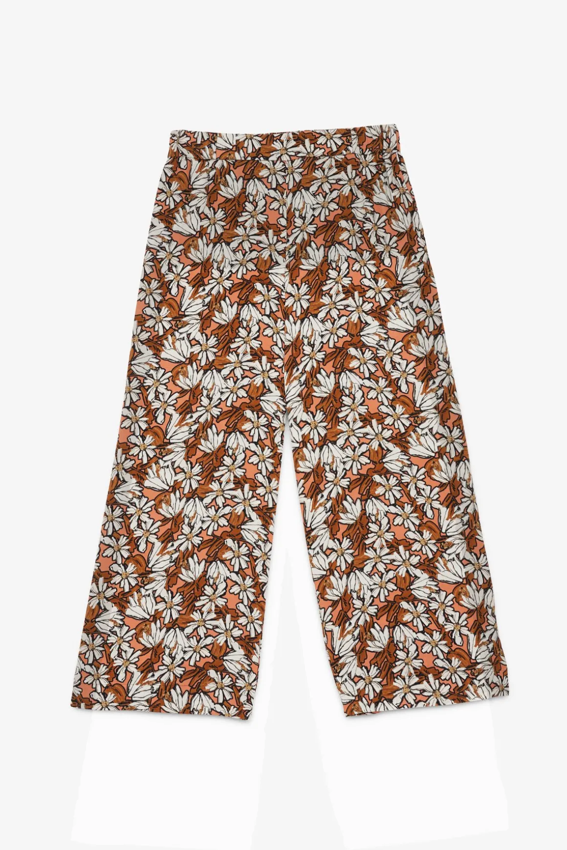 Pantalon large en viscose