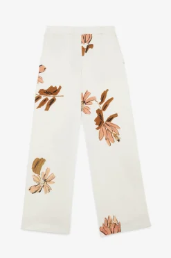 Pantalon large en viscose