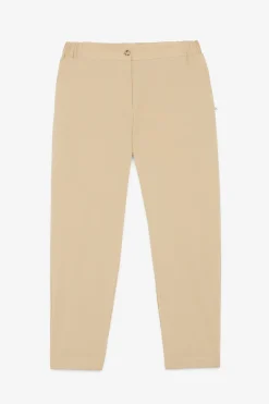 Pantalon longueur cheville en popeline
