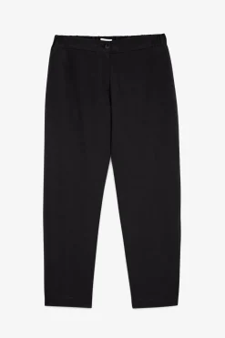 Pantalon longueur cheville en popeline