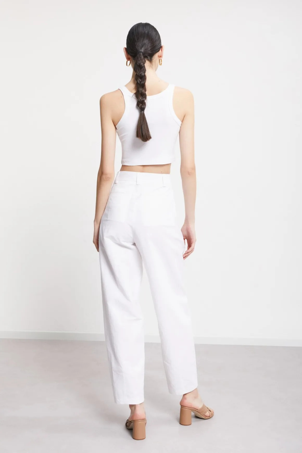Pantalon taille haute