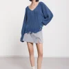 Pull en laine mélangée