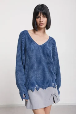 Pull en laine mélangée