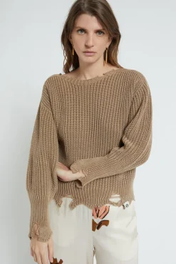Pull en laine mélangée