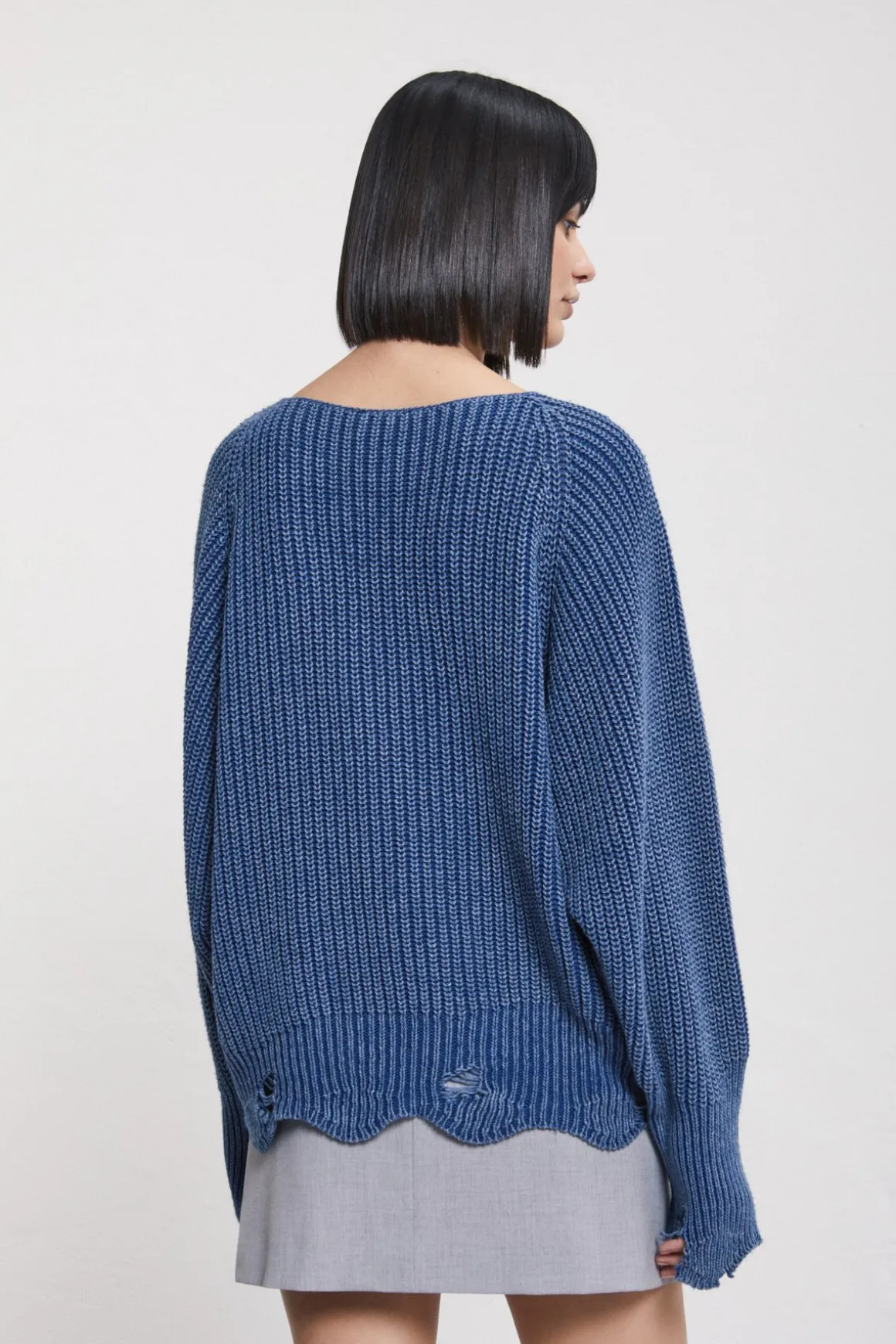 Pull en laine mélangée
