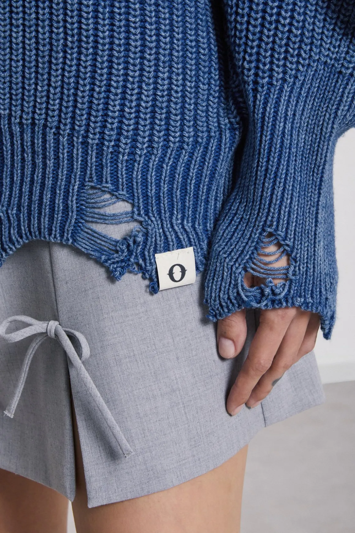 Pull en laine mélangée
