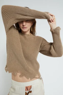 Pull en laine mélangée