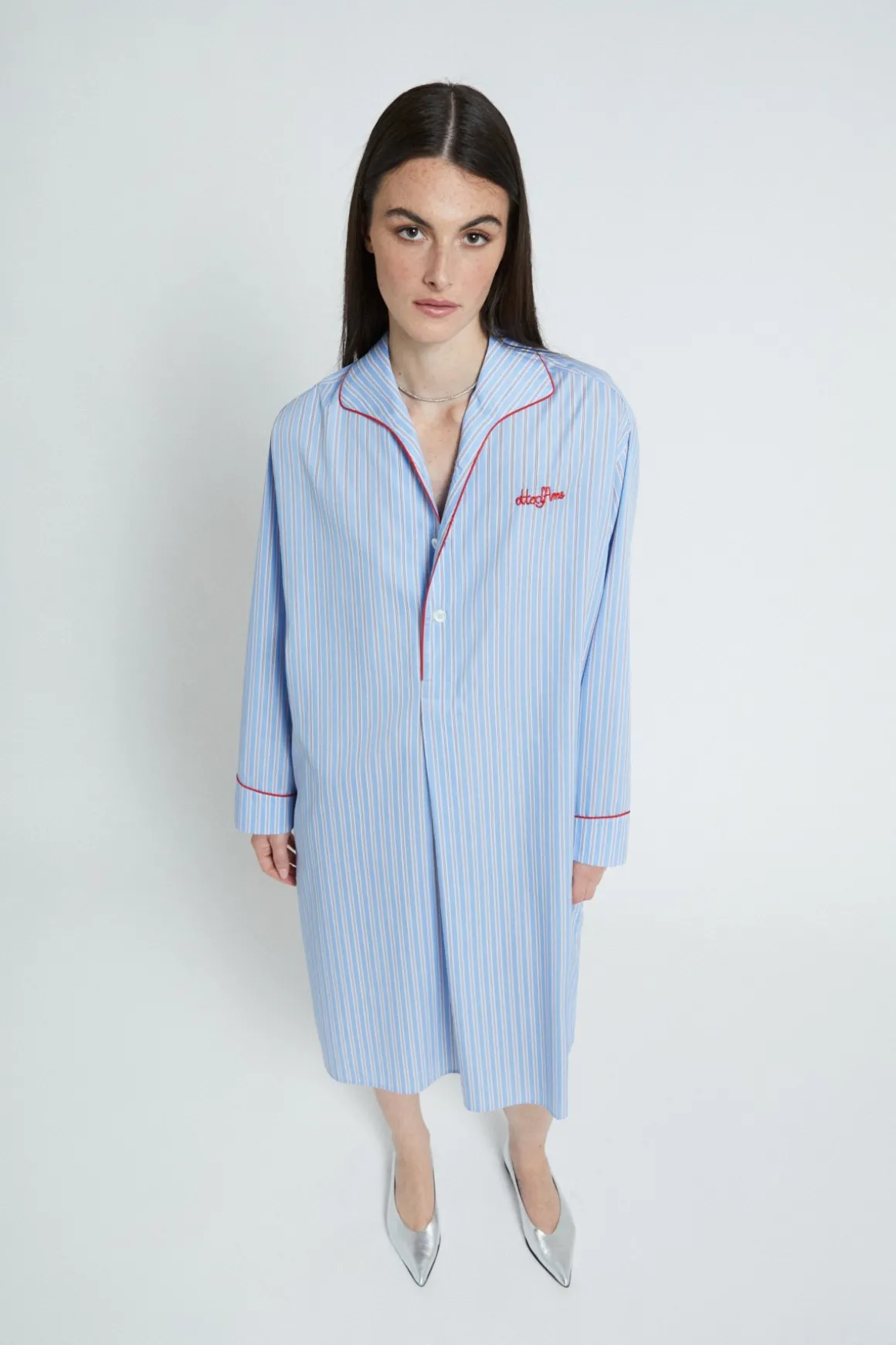 Robe chemisier en coton