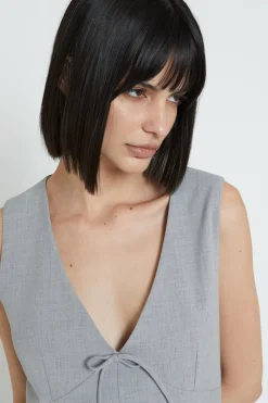 Robe courte avec noeud