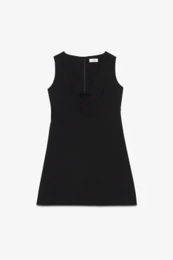 Robe courte avec noeud