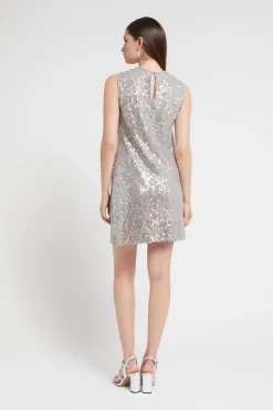 Robe courte avec paillettes
