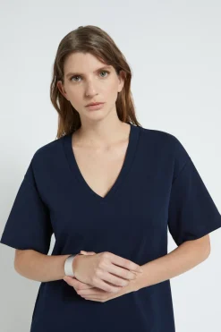 Robe courte en coton
