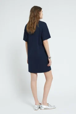 Robe courte en coton