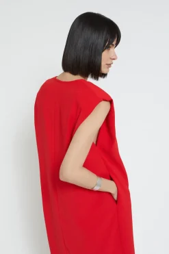 Robe courte en couleur unie