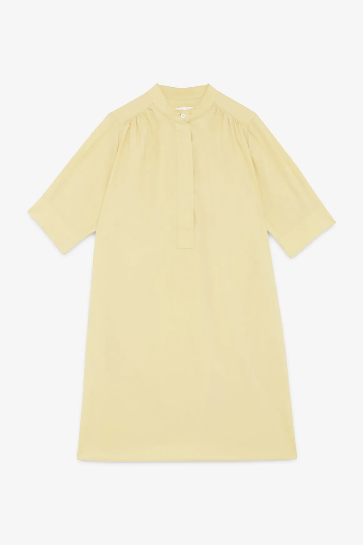 Robe courte en popeline