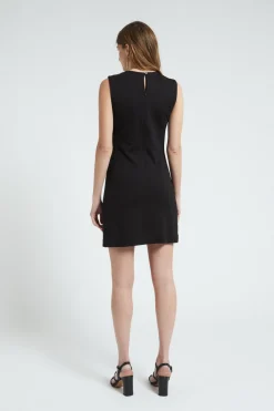 Robe courte en viscose
