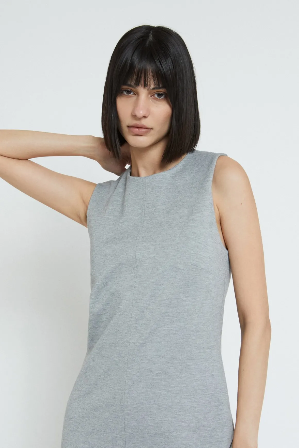 Robe courte en viscose