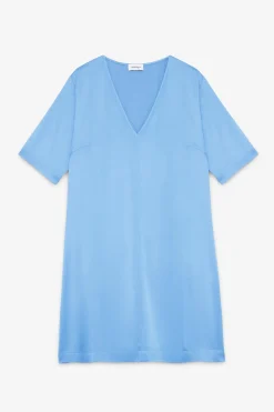 Robe courte en viscose