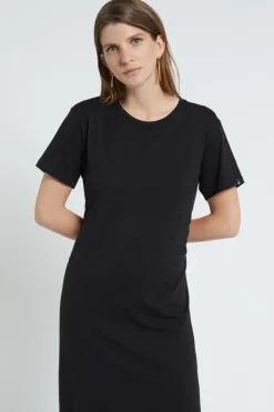 Robe longue avec fente