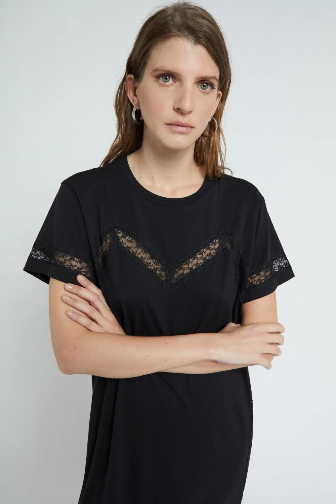 Robe longue en coton
